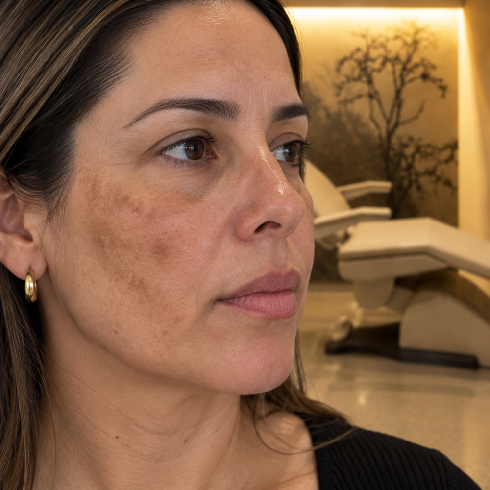 Melasma dérmico y vascular